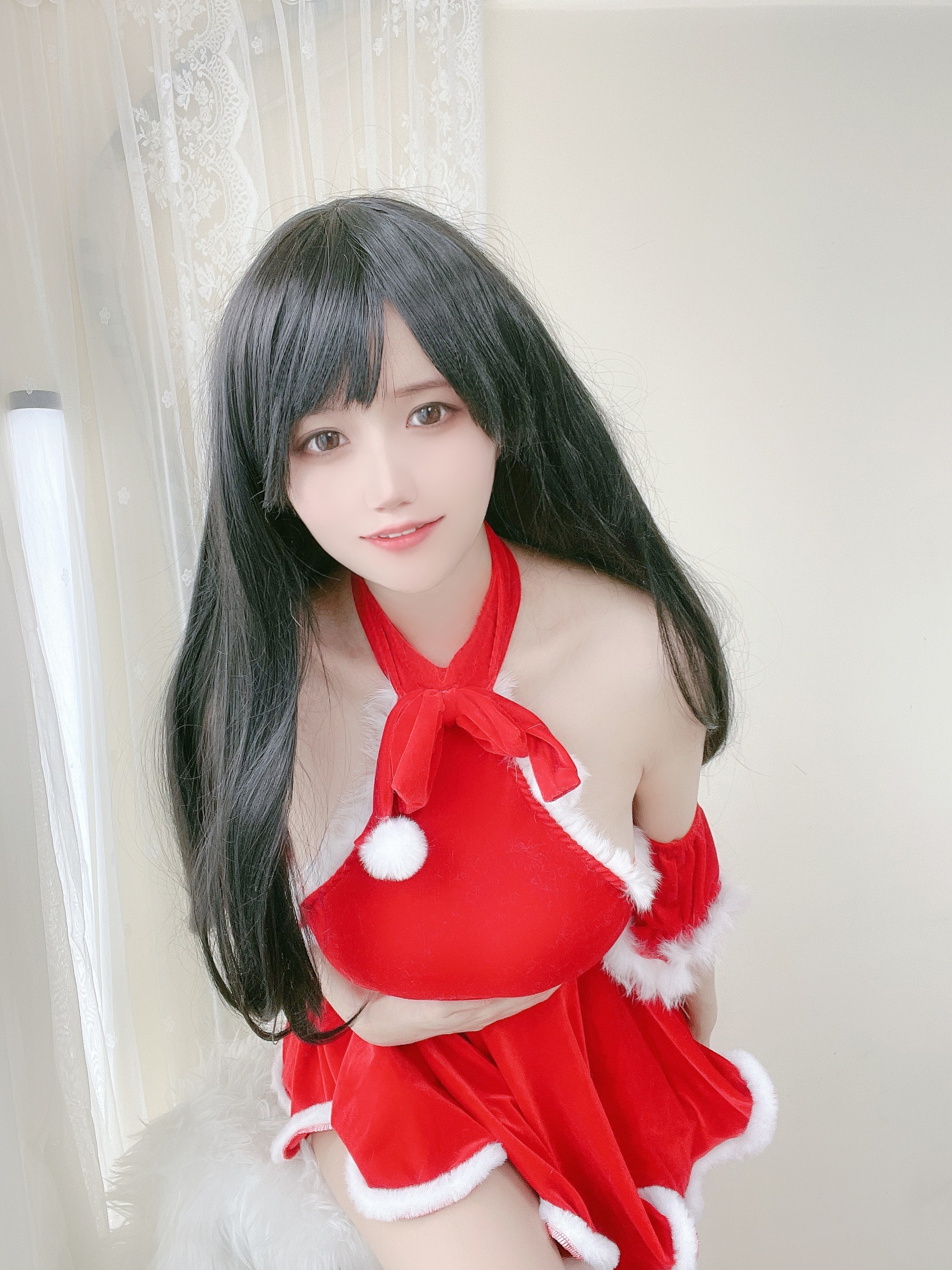 小仓千代w - NO.018 红色礼物裙 [23P]-XikXak